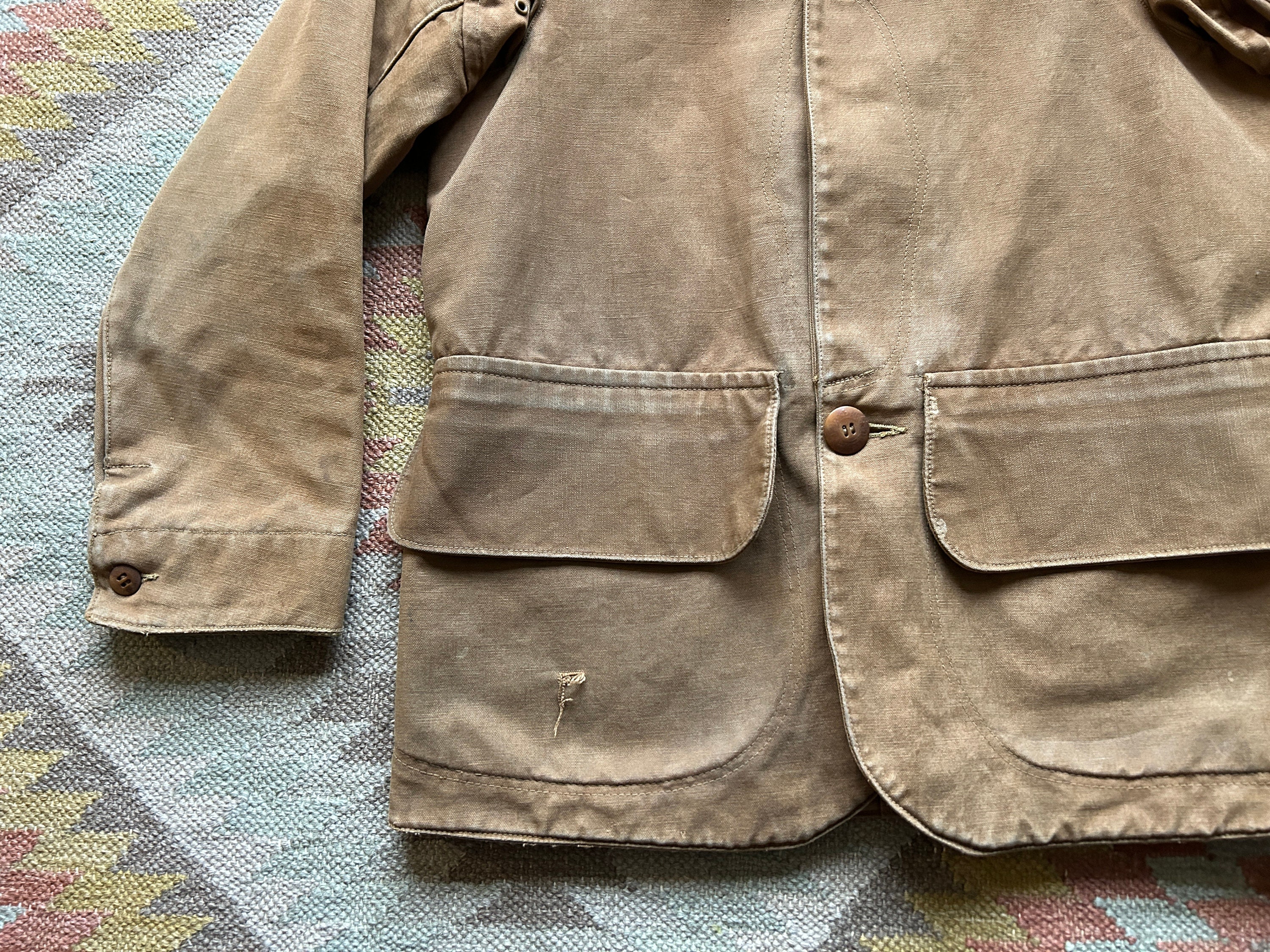 20s 30s Duxbak Hunting Jacket Field Coat Canvas Sportsman 20s 30s Duxbak Hunting Jacket Field Coat Canvas Sportsman