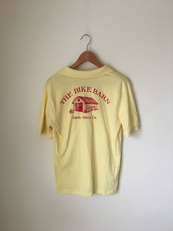 Biker Barn Santa Maria Ca Hanes Polo Shirt 80s Etsy
