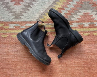 Blundstone Chelsea Boots Black Leather Original Tasmania Casual Outdoors / Men's 7.5