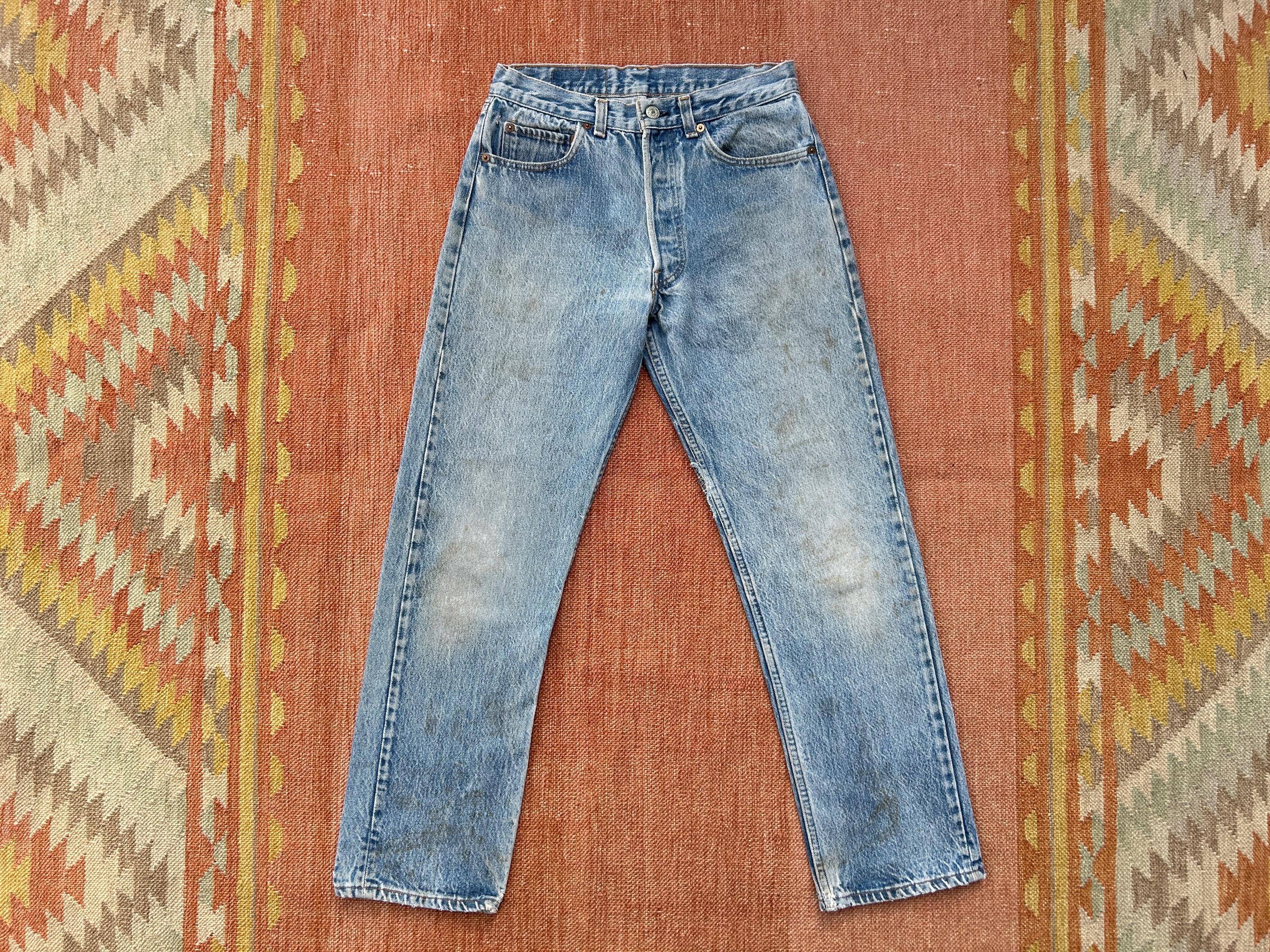 70s USA製LEVI’S646 W34Ｌ32 42talon vintage Vintage 1970's Levi's 646 Orange Tab Flares Button Stamp #4