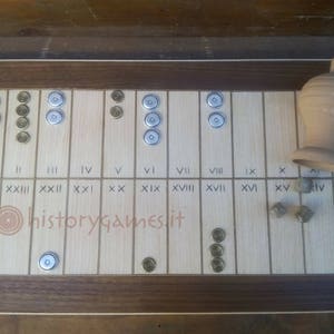 Tabula, Handcrafted Wooden Roman Board Game, the Ancient Roman Board ...
