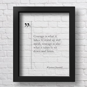 TRANSPARENT Winston Churchill Quote Motivational Wall Art Churchill Art Inspiring Wall Art Churchill Print Teacher Quotes Churchill Poster