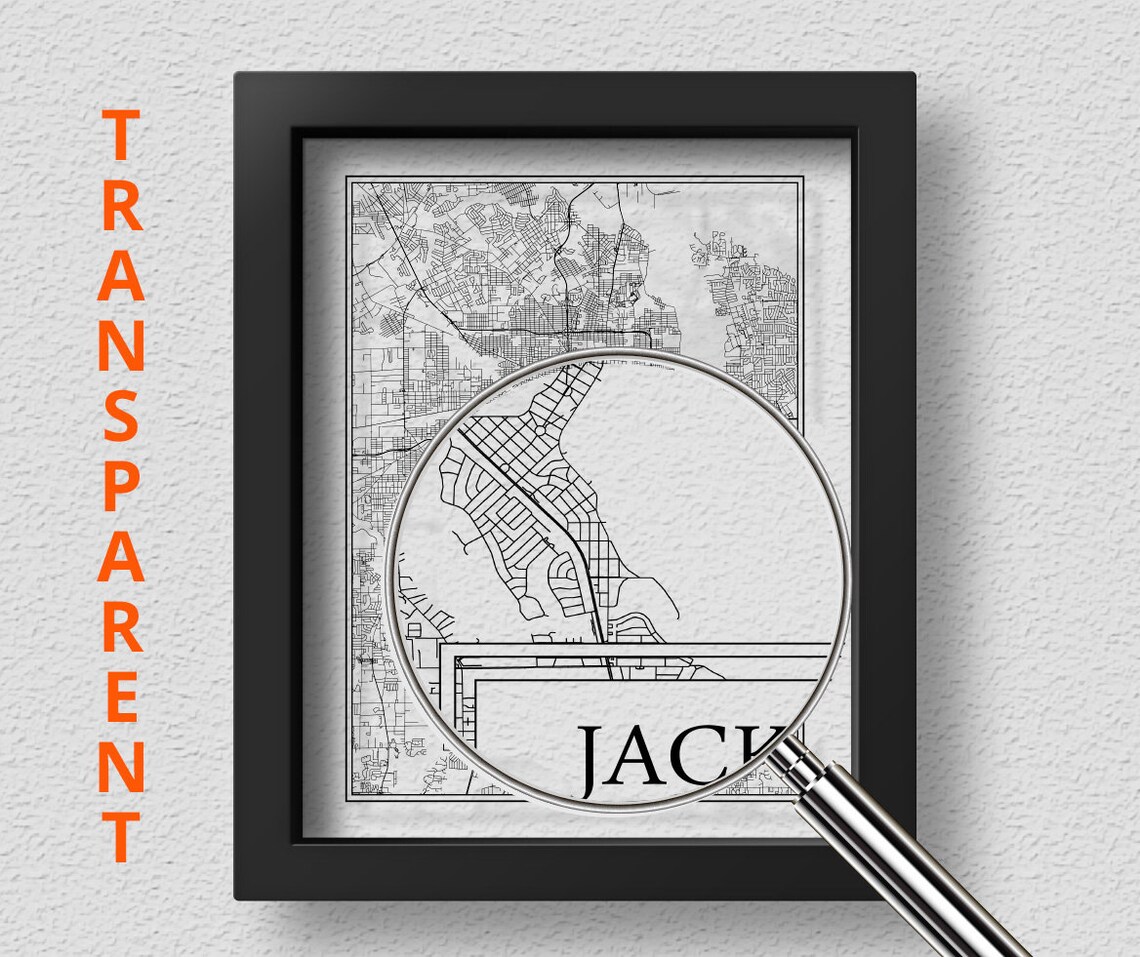 TRANSPARENT Jacksonville City Map Detailed Jacksonville Map ...