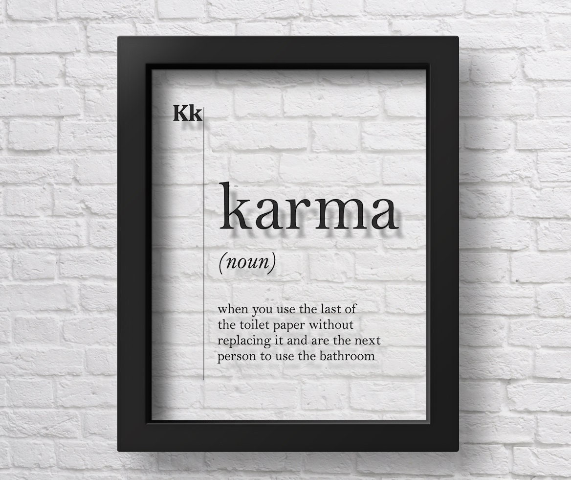 Affiche Définition Karma