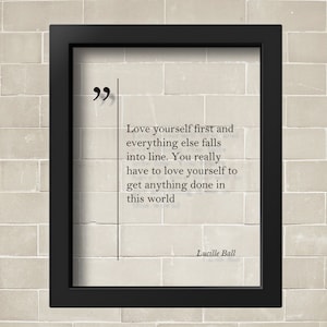 Lucille Ball Quote Acrylic Glass Poster, Motivation Poster, Lucille Ball Wall Art, Inspirational, Motivational Teen Gift