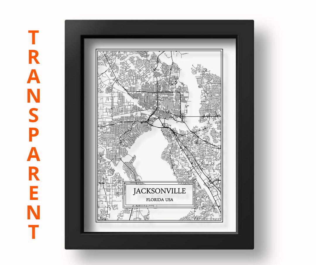 TRANSPARENT Jacksonville City Map Detailed Jacksonville Map ...