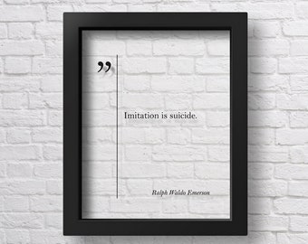 Transparent Ralph Waldo Emerson Quote, Doctor Office Decor Waldo Emerson Print Lawyer Gift Emerson Quote Print Doctor Gift Attorney Gift