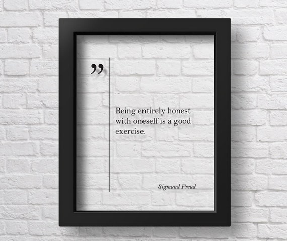Transparent Sigmund Freud Quote Sigmund Freud Wall Art Etsy