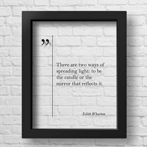 TRANSPARENT Edith Wharton Quote Inspirational Art Edith Wharton Wall Art Edith Wharton Poster Family Quotes Edith Wharton Art Kindness Gift