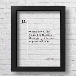 TRANSPARENT Mark Twain Quote Businessman Gift Graduation Gift Motivational Wall Art Mark Twain Art Business Quotes Great Mark Twain Poster