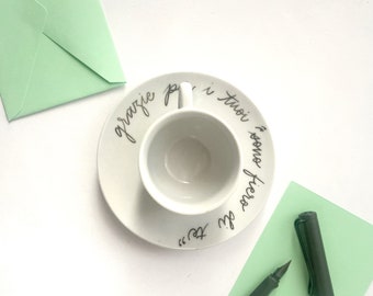 Personalized coffee cup gift idea for dad.