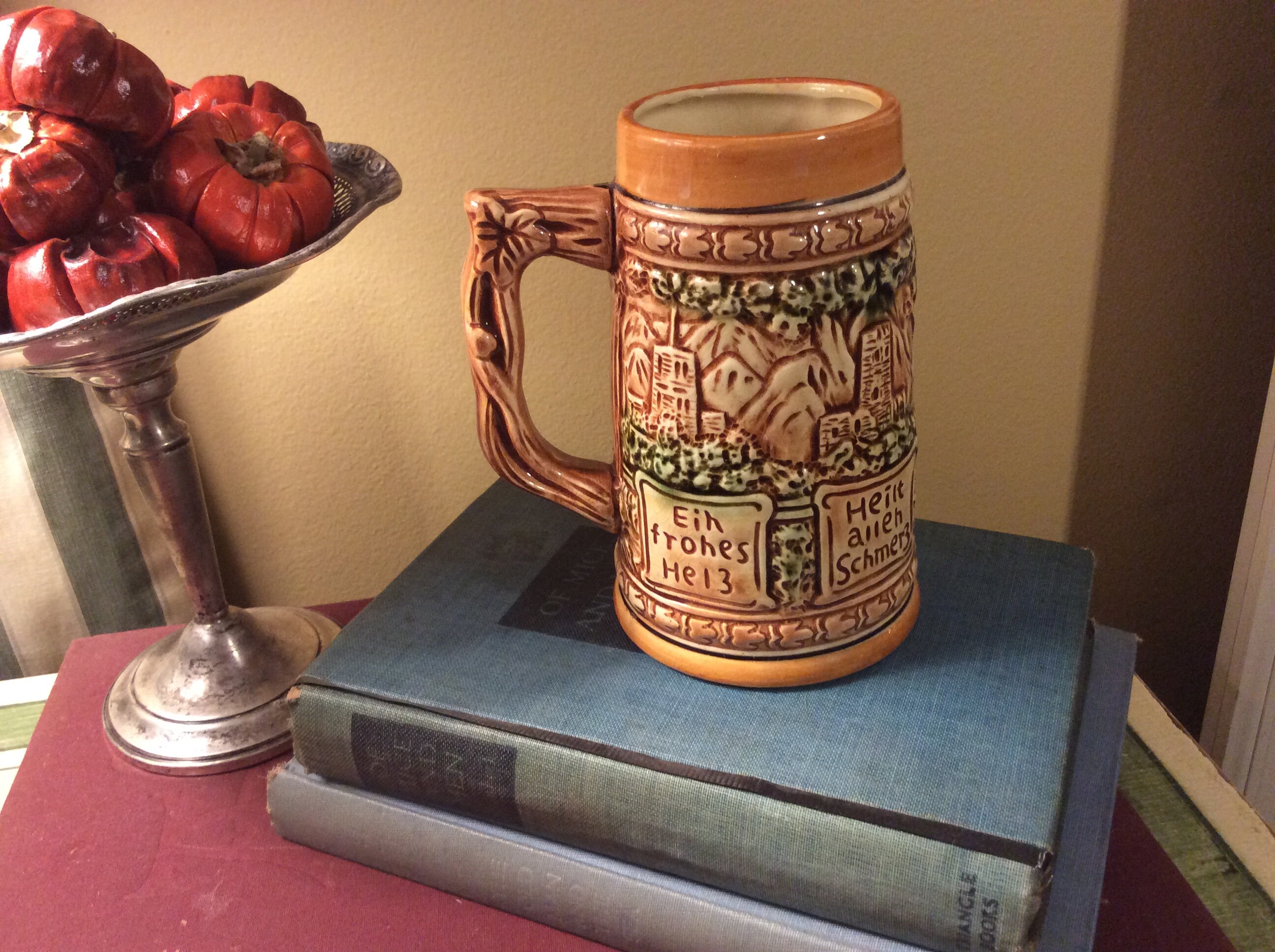 Vintage Ceramic Beer Stein Made in Japan Etsy