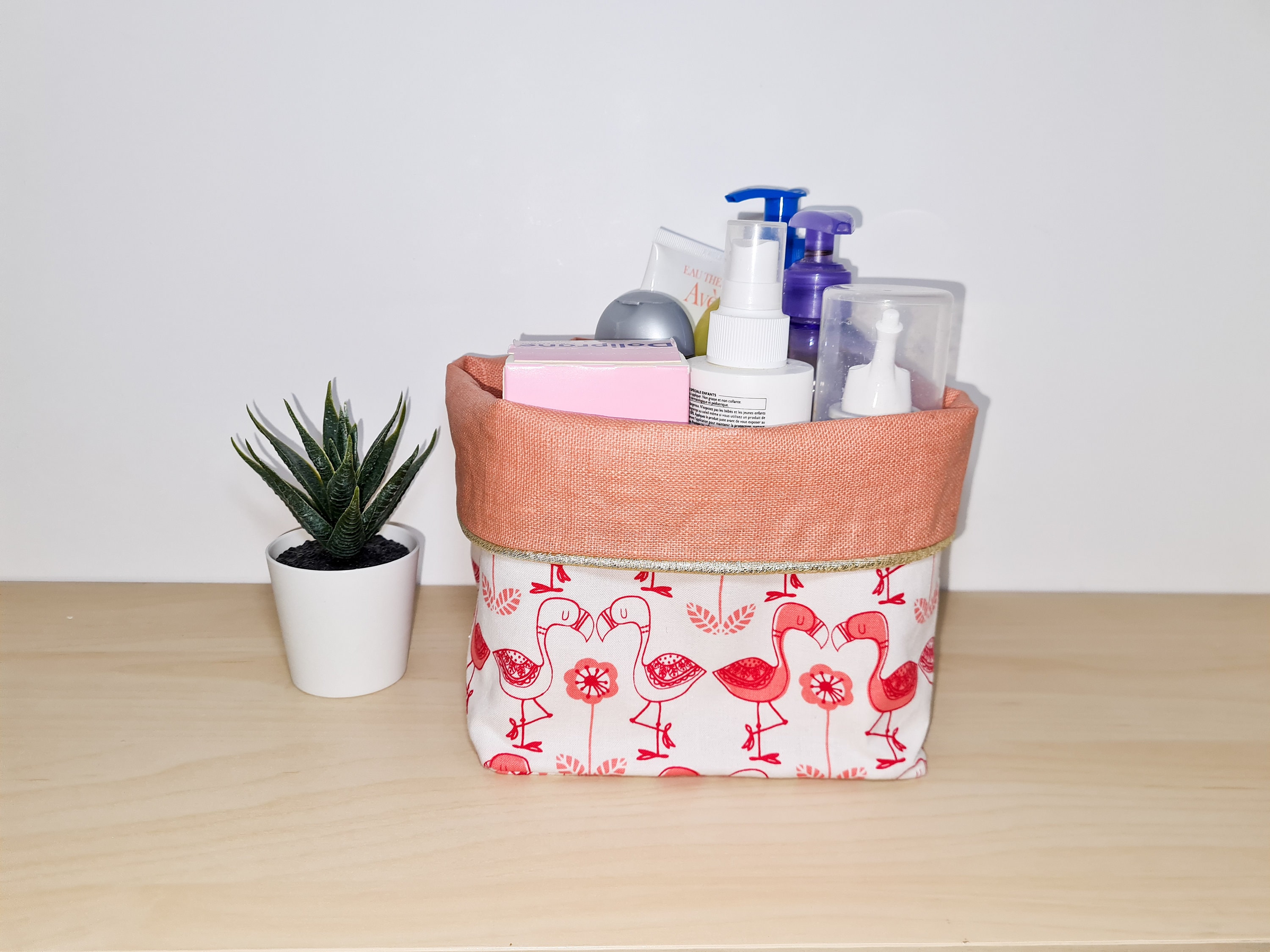 Cesta de almacenamiento medio 16cm x 16cm cesta bolsillo | Etsy