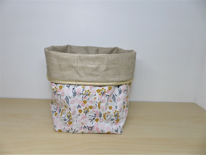 Panier de rangement en tissu rangement table à langer - Etsy France
