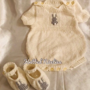 Romper, Hat & Shoe Set, Unisex Baby Clothing