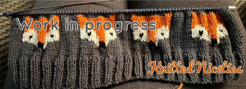Fox Cardigan & Beanie or Bobble Hat, Hand Knit Baby Clothing zdjęcie 5