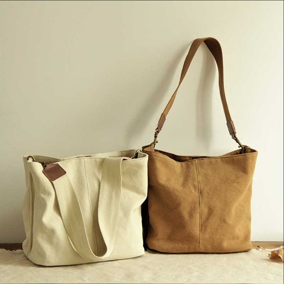 canvas crossbody tote