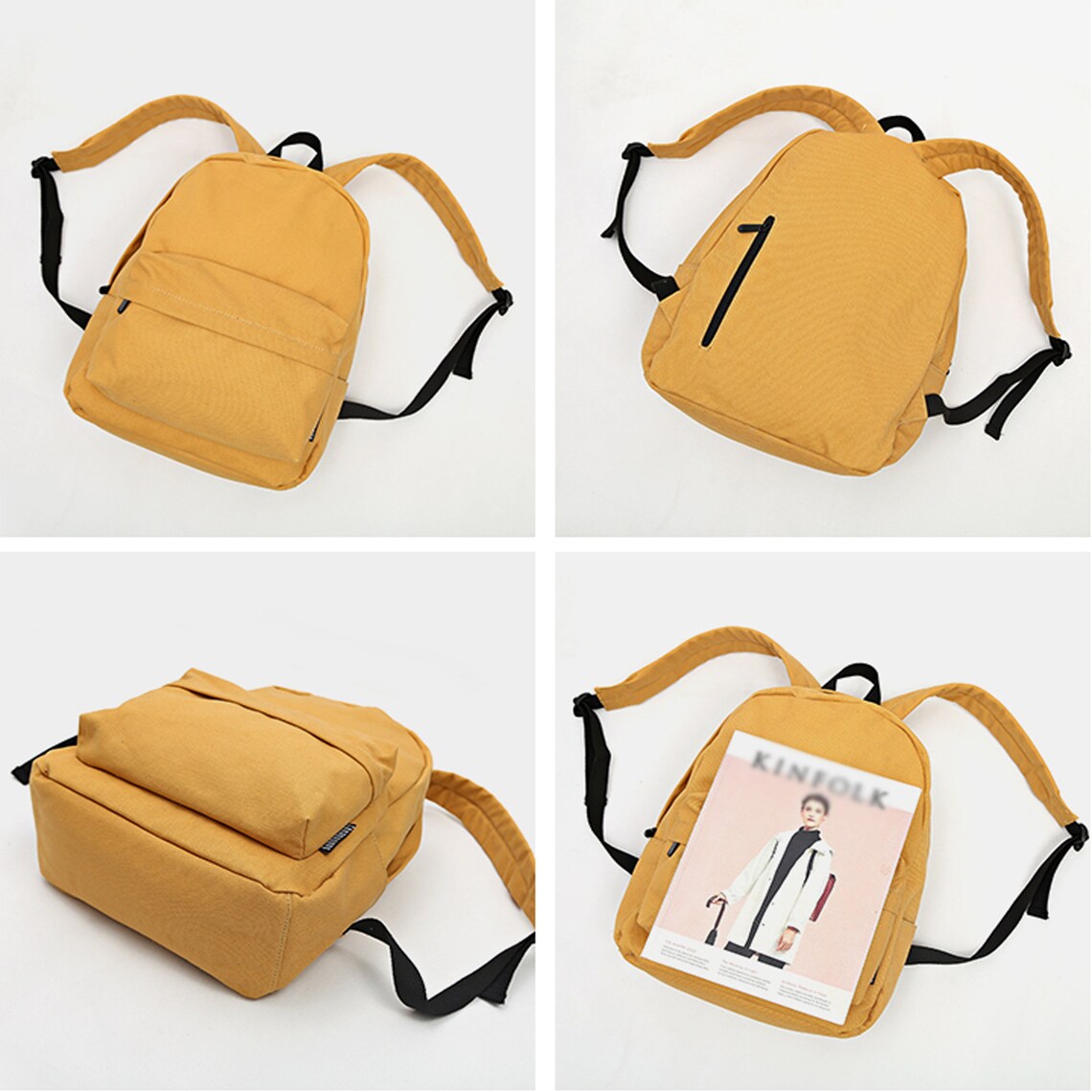 Canvas Backpack Backpack Women Canvas Purse School Bag Mini Etsy