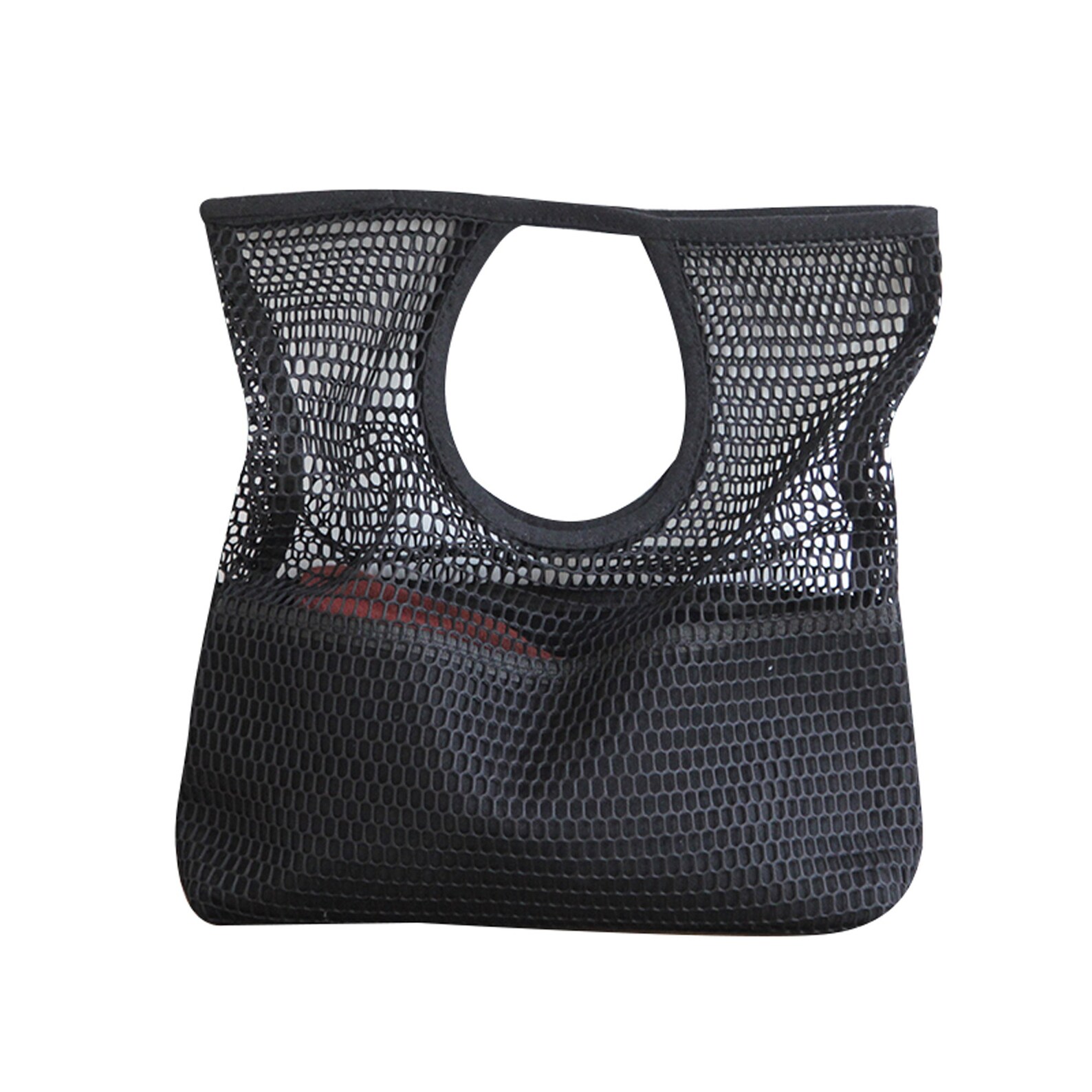 Black Tote Bag Mesh Bag Canvas Net Bags Canvas Mesh Tote Bag Etsy