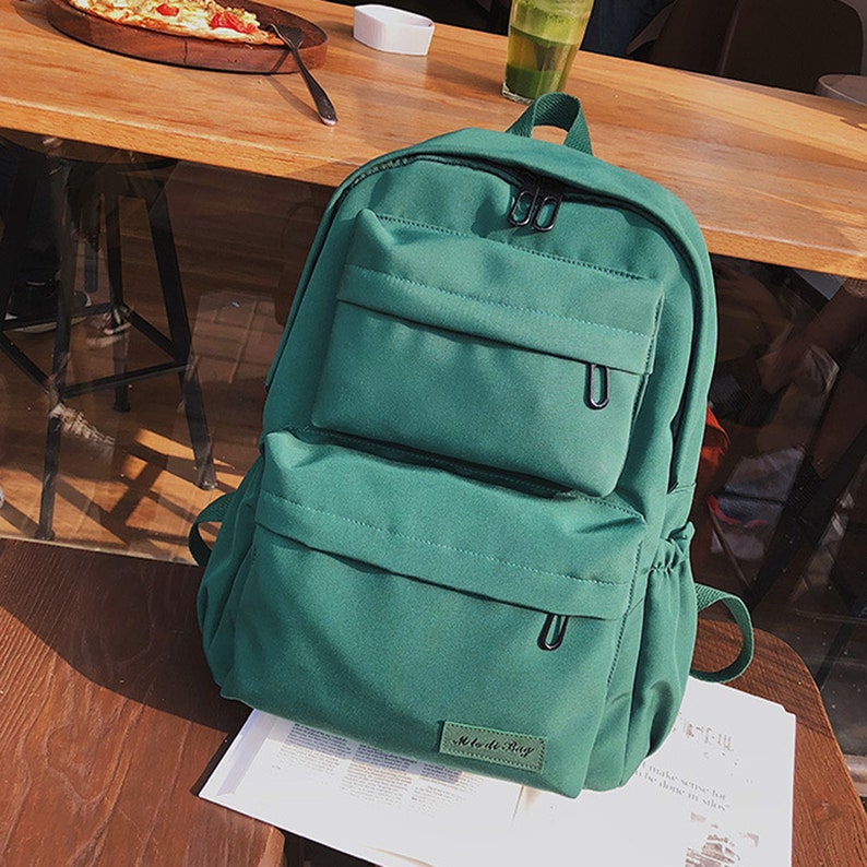 Yellow Canvas Backpack Canvas Bag Backpack Purse Backpack Etsy