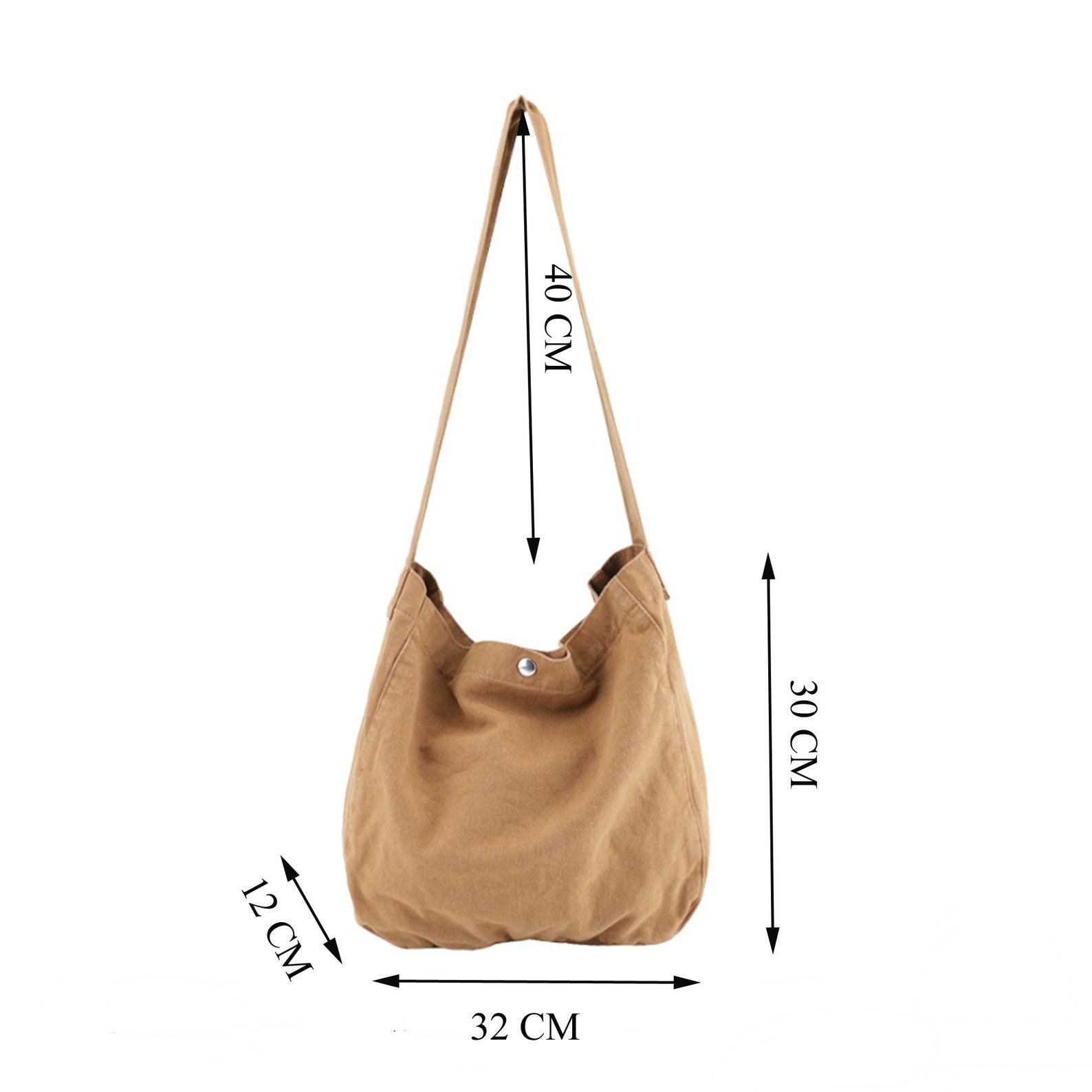 Crossbody Bag Canvas Bag Shopping Bag Beach Bag Brown Bag Etsy
