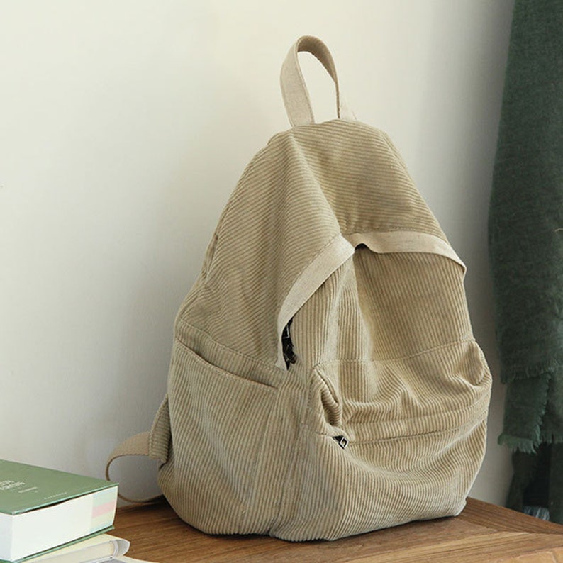 corduroy backpack purse
