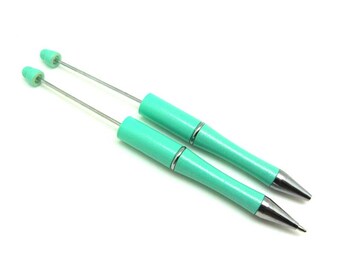 1 Stylo Bille, Personnalisable, Stylo Bijou, métal/synthétique, Stylo Mint Vert - 15 cm