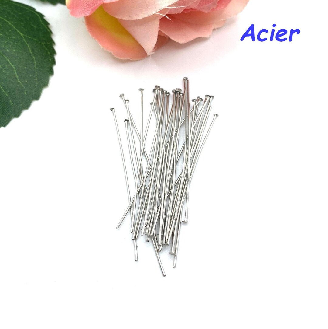 30 Stainless Steel Nail Rods 50 Mm Etsy