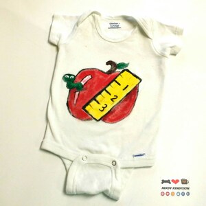 Teacher Gift Nerdy Baby Bodysuit