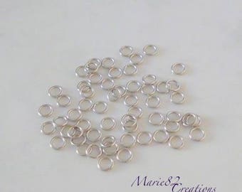 Open Rings 5 X 0.80 mm - Stainless Steel