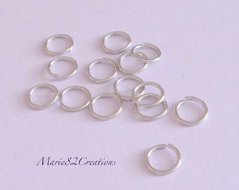 Jump Rings Open 10 X 1.2 mm - Stainless Steel