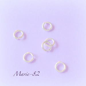 Open Rings 5.5 X 1 mm - Solid Silver