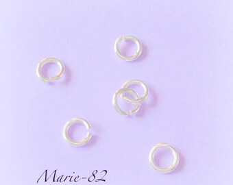 Anneaux Ouvert   5,5 X 1 mm  -   Argent Massif