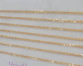 18K Gold Plated Chain / 2.3 mm - Stainless Steel Base