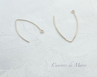 Supports  Boucles D'oreilles  -  Acier Inoxydable  /  Or