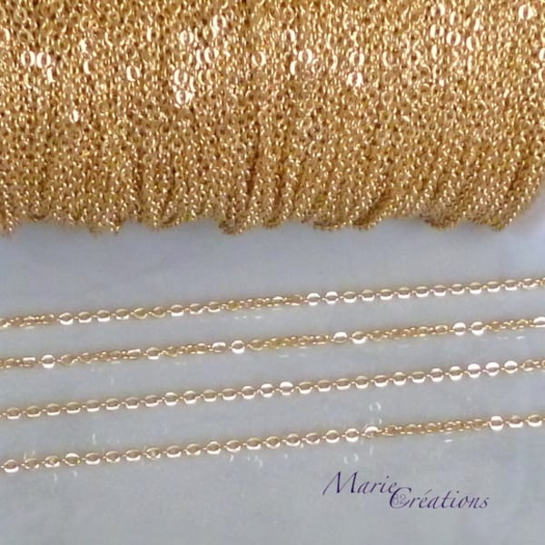 Gold Plated Chain Etsy