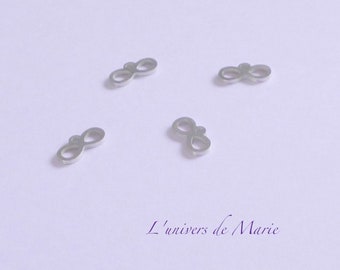 Charms / Infinite - Connectors 6 x 12 mm - Stainless Steel