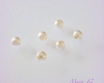 Perles Rondes & Lisses  5 mm  /  Argent 925/1000