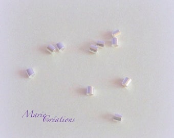 Perles Tubes  À  Écraser  2 mm -  Argent Massif