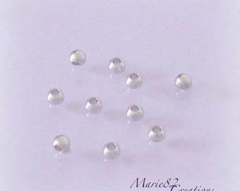 3 mm beads - Stainless Steel