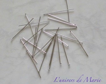 Clavos Cabeza Plana 35 X 0,65 mm - Acero Inoxidable