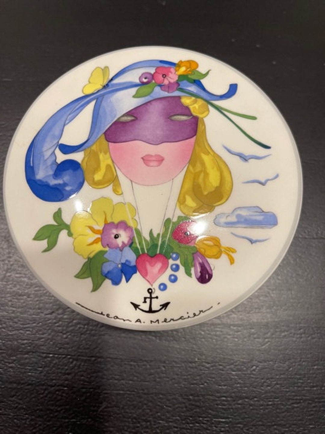 Villeroy & Boch Jean Mercier Le Ballon Porcelain Trinket Box Etsy