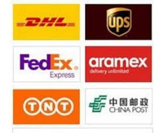 Upgrade Express  shipping, DHL , FedEx , UPS , Aramex etc.