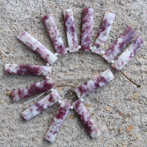 Agate Gemstone Faceted Briolette Beads | 11-Piece rectangle-Shaped | 28--32 mm app. I Jewelry Setting  (A618)