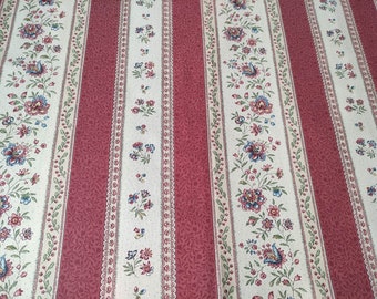 Coupon width 52 X height 50 cm of floral fabric in the Bastide and Provence spirit / floral pattern fabric / Provençal fabric / south side fabric