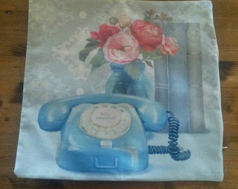 Vintage style pillow cover / 50s
