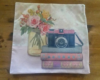 Vintage style pillow cover / 50s