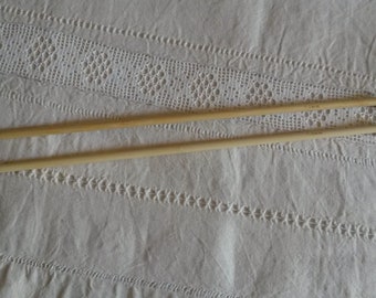 Number 7 natural bamboo needles