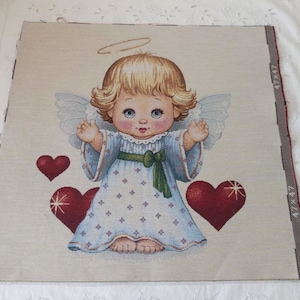 47 x 47 cm fabric vignette / children&#39;s fabric/ children&#39;s fabric patch/ fabric print / cushion fabric