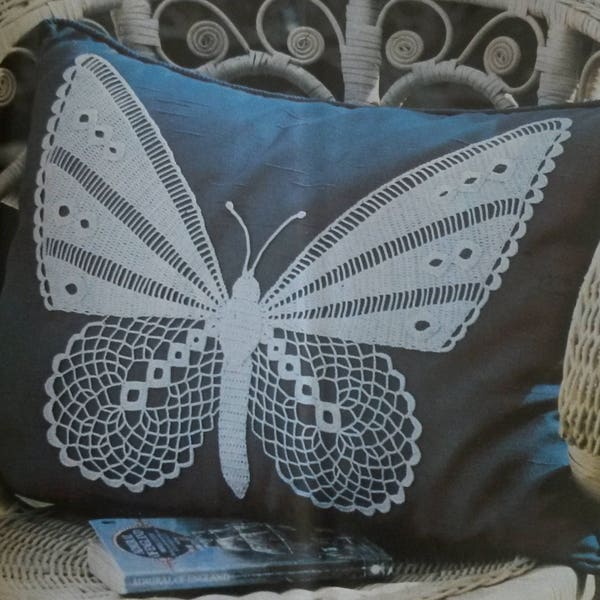 Tutoriel pour la réalisation de ce coussin au papillon